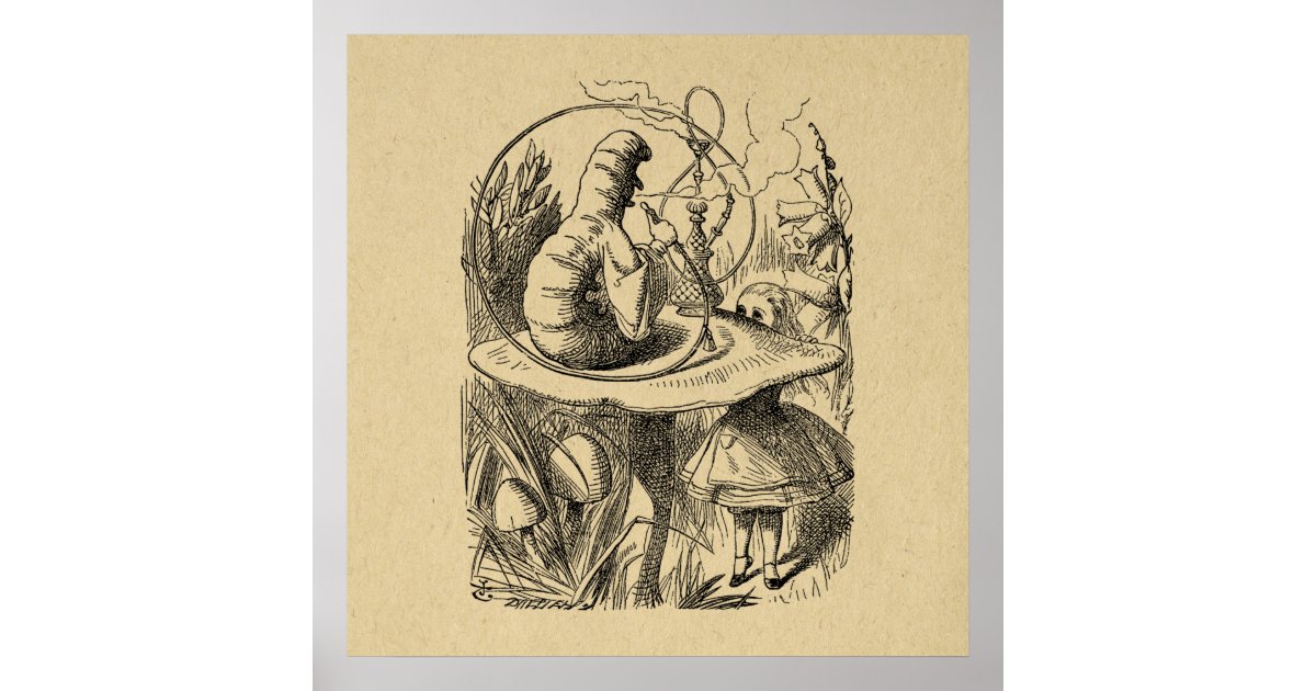 Alice in Wonderland with the Dodo colo Framed Tile