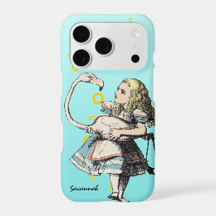 Alice In Wonderland and A Flamingo iPhone 17 Pro Case