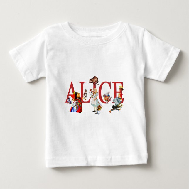 ALICE IN WONDERLAND AND FRIENDS BABY T-Shirt (Front)