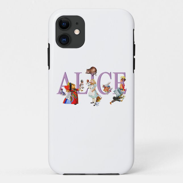 Alice in Wonderland and Friends Case-Mate iPhone Case (Back)