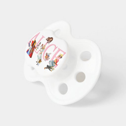 Alice in Wonderland and Friends Pacifier | Zazzle
