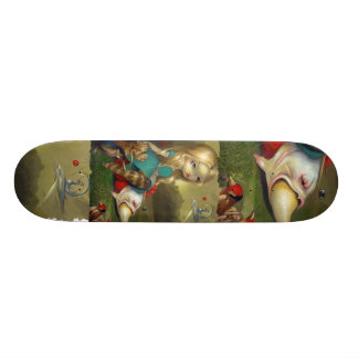 Alice in Wonderland and the Bosch Birds SKATEBOARD