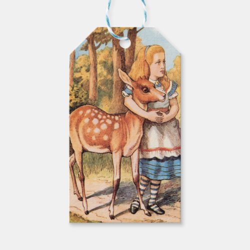  Alice in Wonderland and the Fawn Gift Tags