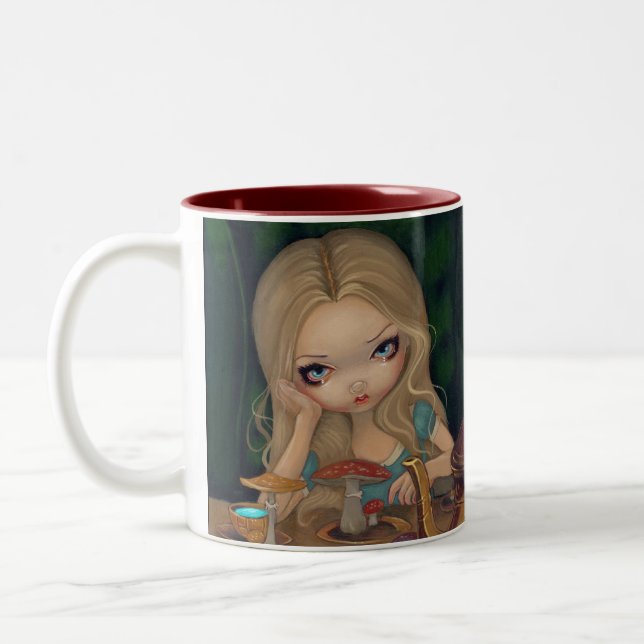 Alice in Wonderland and the Mad Hatter Mug (Left)