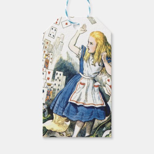  Alice in Wonderland and the Playing Cards Gift Tags