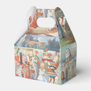 Alice in Wonderland and Through the Looking Glass  Favor Boxes