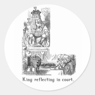 Alice in Wonderland Art Stickers in 2 Sizes