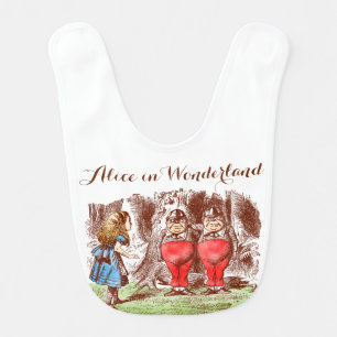 Alice in Wonderland Baby Bib