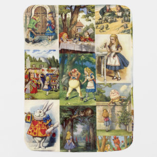 Alice in Wonderland Baby Blanket