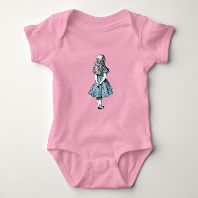 Alice in Wonderland Baby Bodysuit (Front)