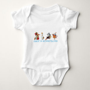 ALICE IN WONDERLAND BABY BODYSUIT