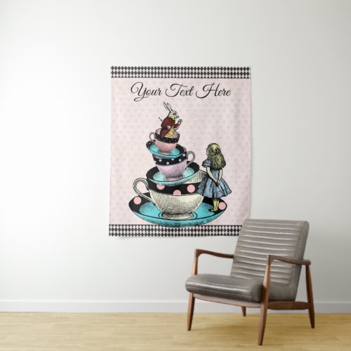 Alice in Wonderland Baby Shower Backdrop