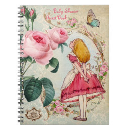 Alice in Wonderland Baby Shower Guest Book