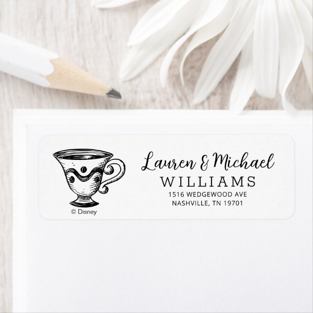 Alice in Wonderland Baby Shower Label (Insitu)