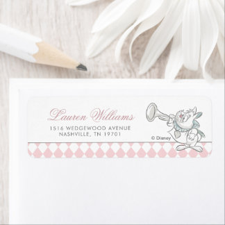 Alice in Wonderland Baby Shower Label