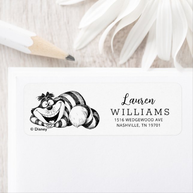 Alice in Wonderland Baby Shower Label (Insitu)