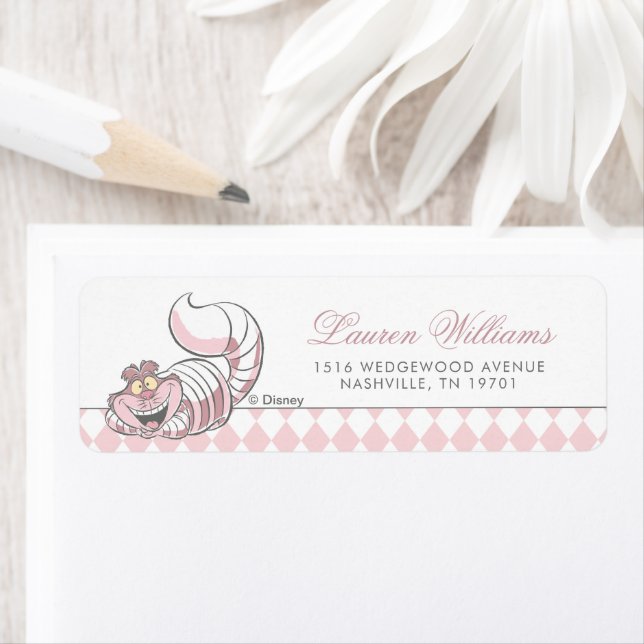 Alice in Wonderland Baby Shower Label (Insitu)