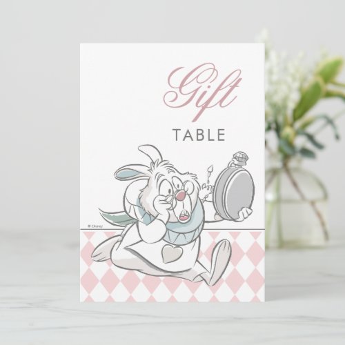 Alice in Wonderland Baby Shower Note Card