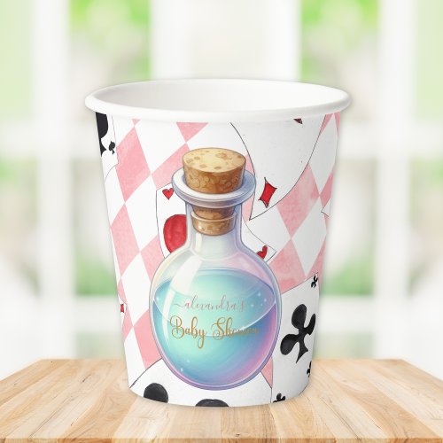 Alice in Wonderland  Baby Shower Paper Cups