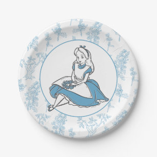 Alice in Wonderland Baby Shower Paper Plates