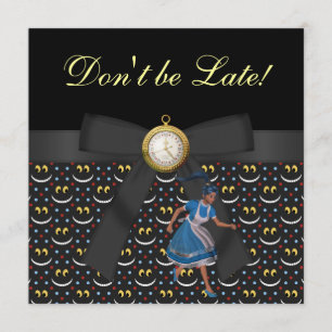 Alice in Wonderland Baby Shower Tea Party Invites