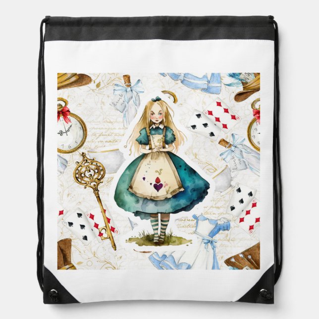 Alice in Wonderland backpack (Front)