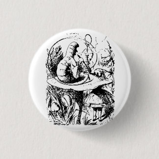 Alice in Wonderland Badge Button