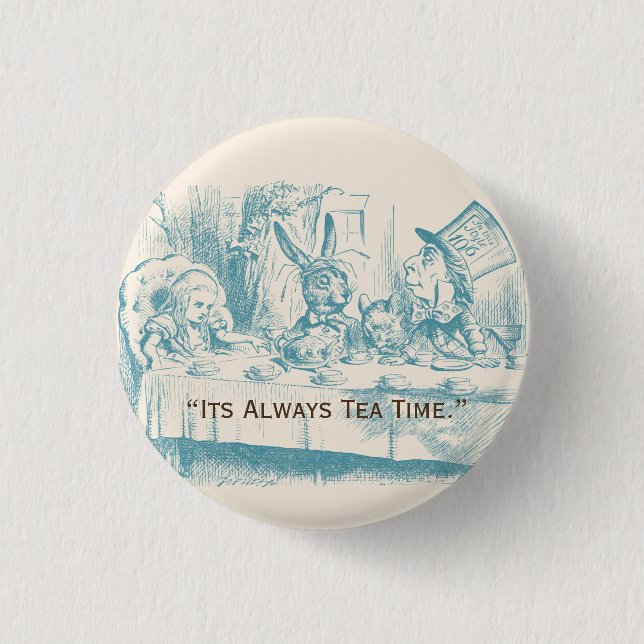Alice in Wonderland - Badge Pinback Button (Front)