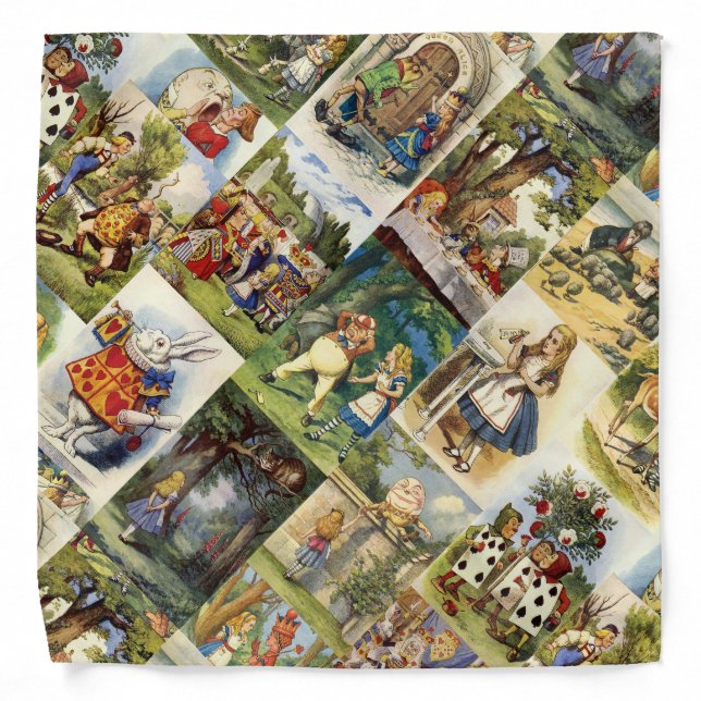 Alice in Wonderland Bandana (Front)