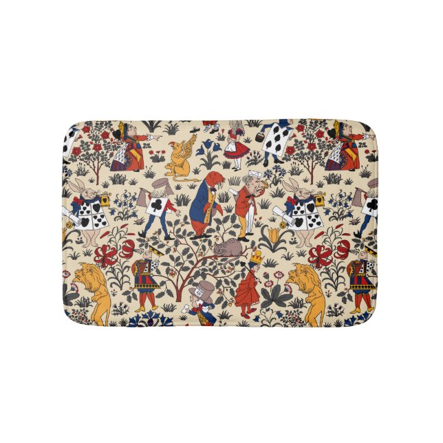 Alice in Wonderland Bathroom Mat (Front)