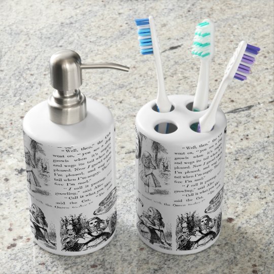 Alice In Wonderland Bathroom Set Zazzle Alice In Wonderland Bathroom Set