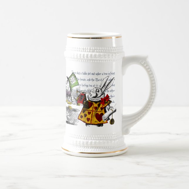 Alice in Wonderland Beer Stein (Right)