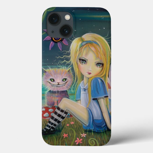 Alice in Wonderland Big Eye Fantasy Fairytale Art Case-Mate iPhone Case (Back)