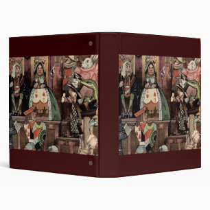 Alice In Wonderland Binder