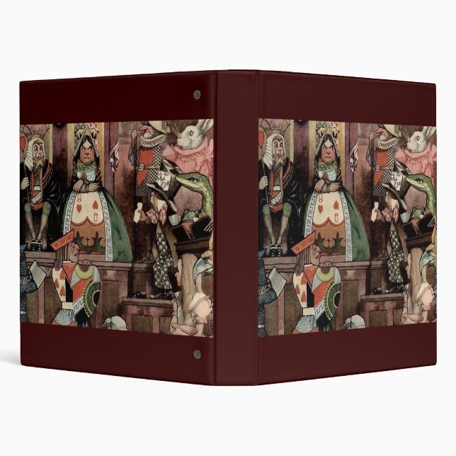 Alice In Wonderland Binder (Background)
