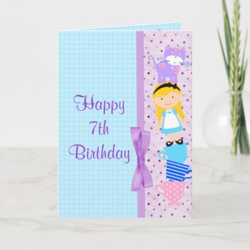 Alice In Wonderland Birthday Celebration Card by StarStruckDezigns at Zazzle