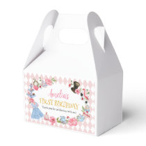 Alice in Wonderland Birthday Favor Box