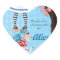 Alice in Wonderland Birthday Favor Stickers