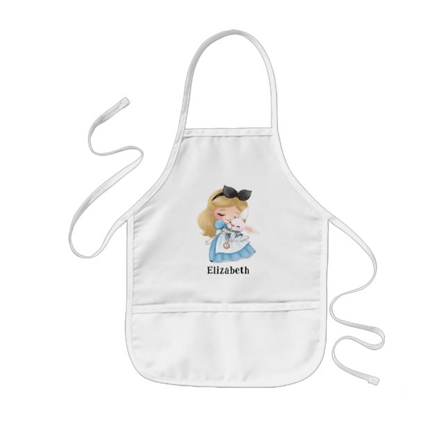 Alice in Wonderland Birthday Gift Kids' Apron (Front)