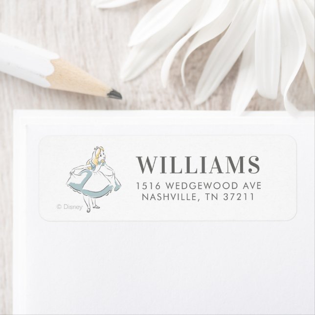 Alice in Wonderland | Birthday Label (Insitu)