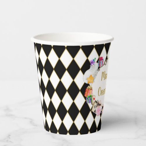 Alice in Wonderland Birthday Onederland  Paper Cup