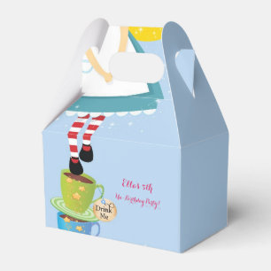 Alice in Wonderland Birthday Party Favor Box