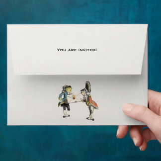 Alice In Wonderland Birthday Party Invitation Envelope