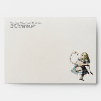 Alice In Wonderland Brights - 10 Invitations + 10 Envelopes