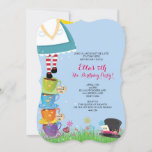 Alice In Wonderland Birthday Party Invitations at Zazzle