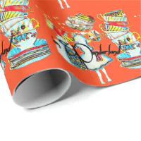 Alice in Wonderland Wrapping Paper 3 Designs | Zazzle