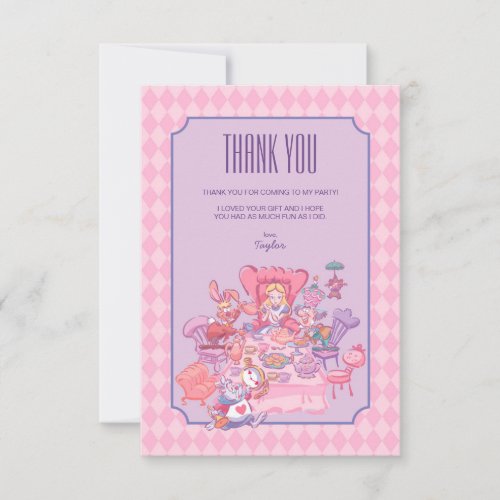 Alice in Wonderland  Birthday _ Thank You