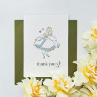 Alice in Wonderland Birthday Thank You