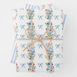 Alice in Wonderland Birthday Wrapping Paper Sheets