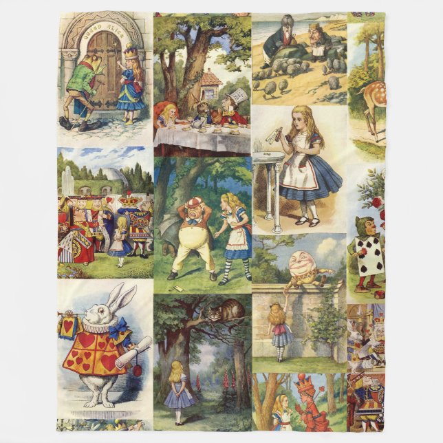 Alice in Wonderland Blanket (Front)